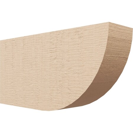 Ekena Millwork 4in. W x 8in. H x 16in. L Durham Woodgrain TimberThane Rafter Tail, Primed Tan RFTUR04X08X16DURRCPR